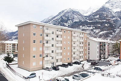 Il sistema Isotec Parete per la riqualificazione di un condominio ad Aosta