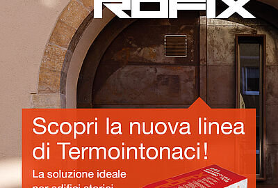RÖFIX lancia la nuova gamma di termointonaci a base calce