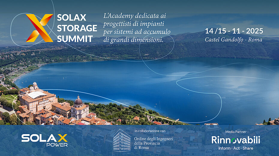 A Castel Gandolfo il primo SolaX Storage Summit