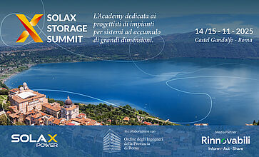 A Castel Gandolfo il primo SolaX Storage Summit