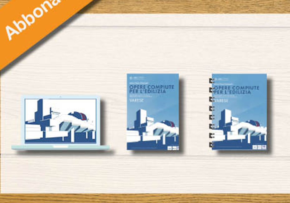 Piuprezzi | Infocamere - Opere Edili Varese – Abbonamento Online + Volume Cartaceo + Stampa