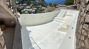 Impermeabilizzazione in uno scenario unico: una piscina pensile a Capri (NA)