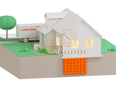 Uretek lancia STABILITY PLUS, sistema evoluto per il consolidamento del terreno