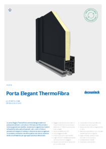 FLYER PORTA ELEGANT THERMOFIBRA ITALIANO