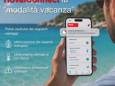 Parti sereno, alla tua casa pensa HovalConnect